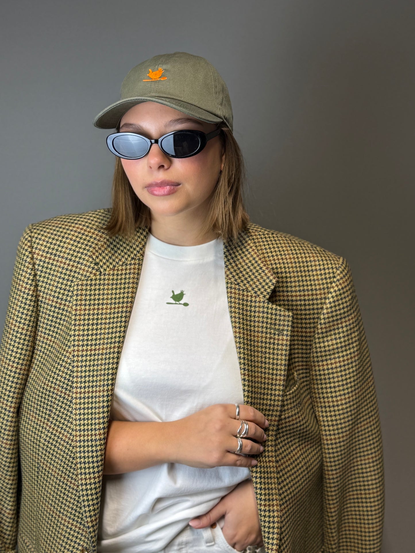 Cap "Olive Green - Orange"