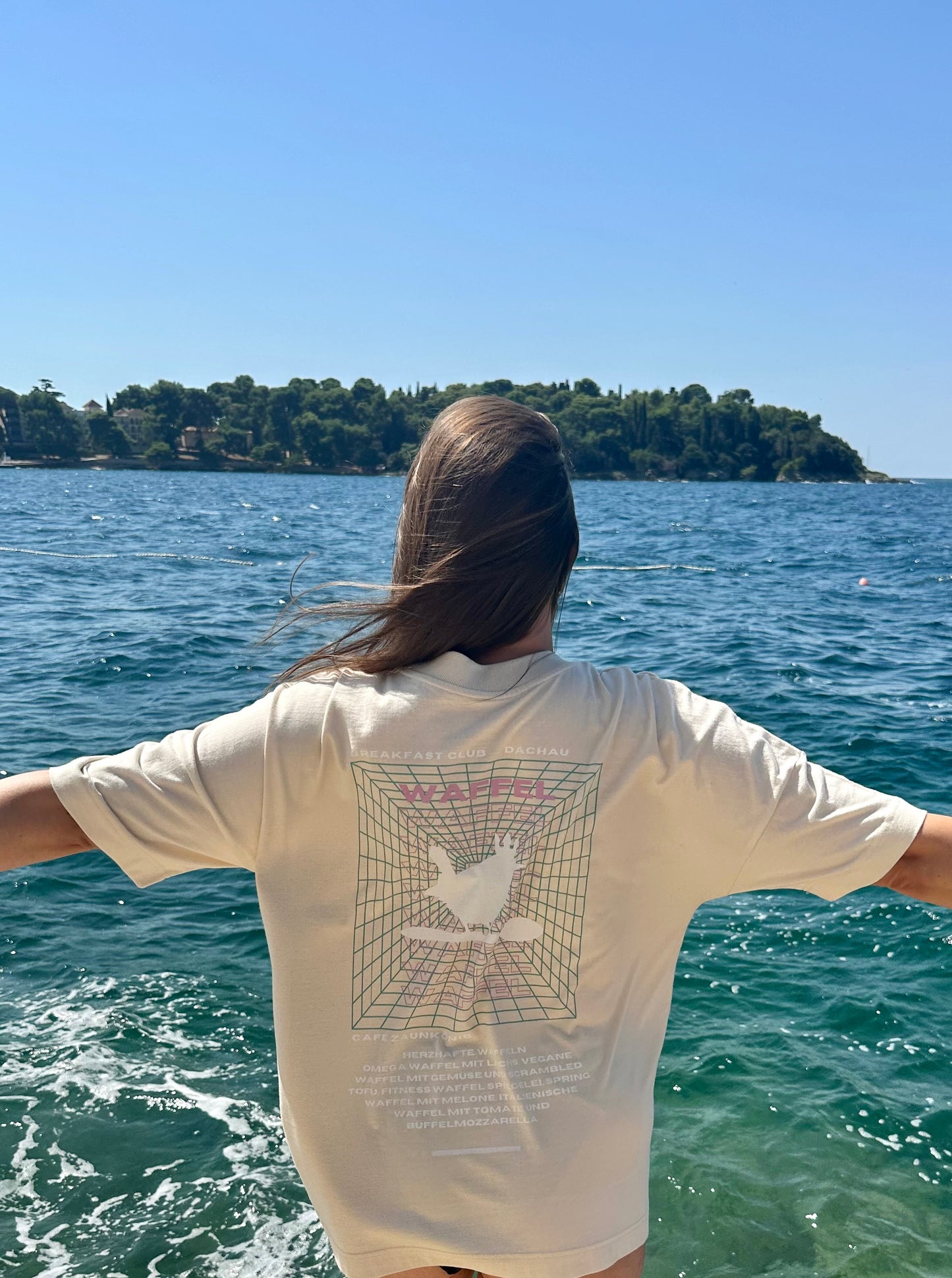 Oversized Dropshoulder "Waffel" Natural Raw