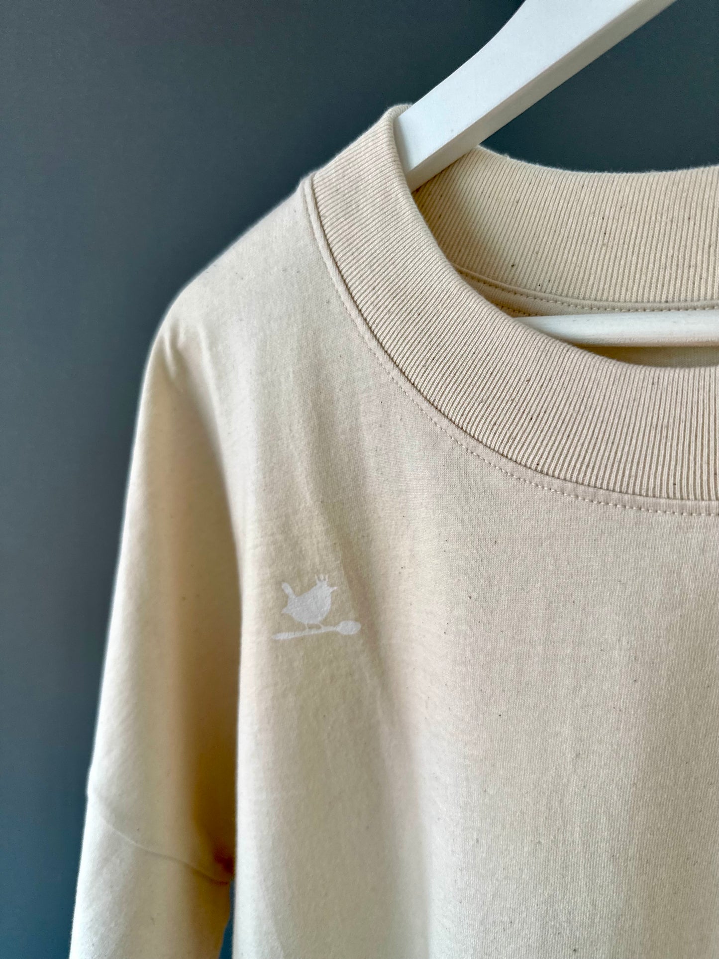 Oversized Dropshoulder "Waffel" Natural Raw