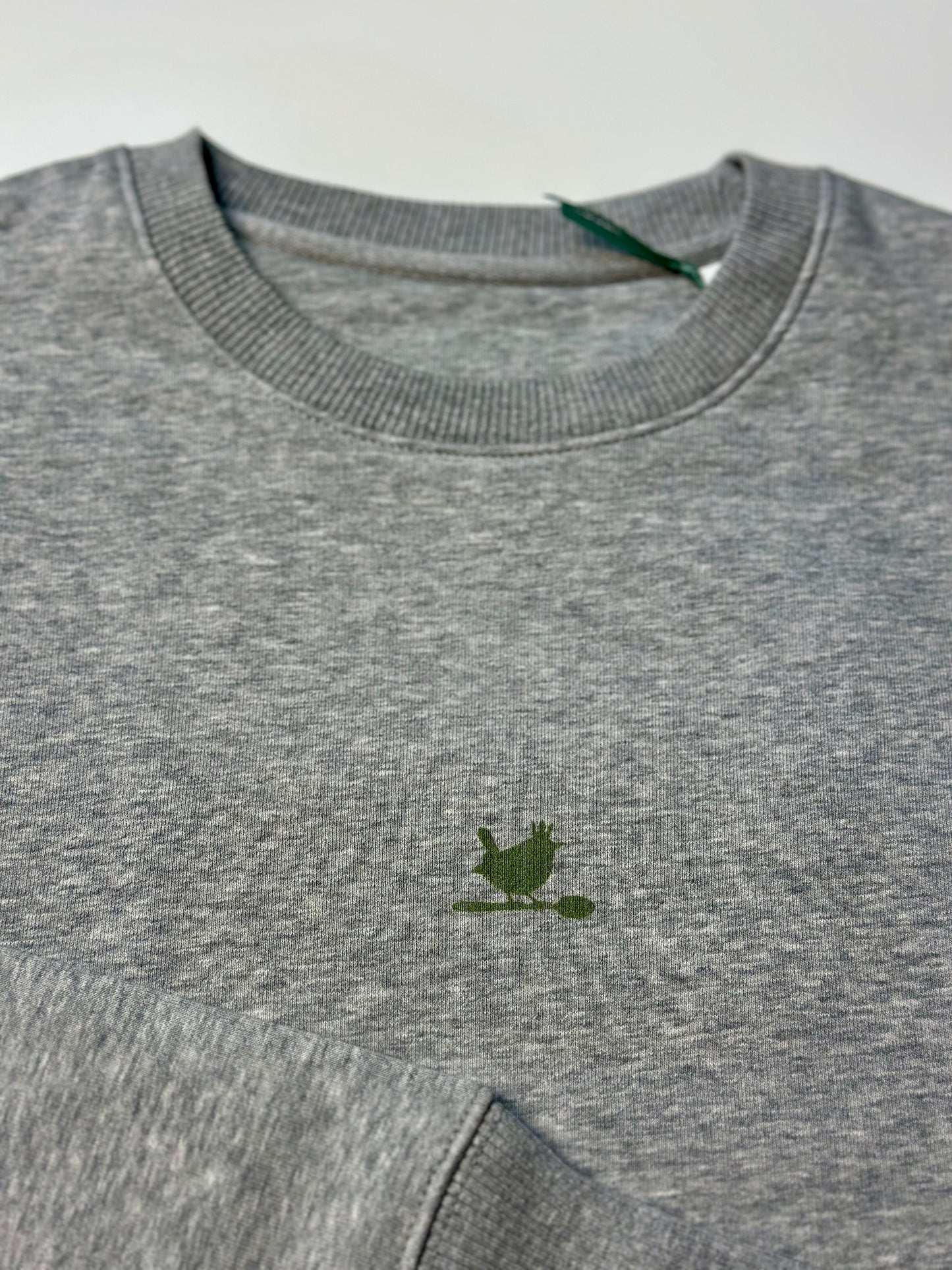 Oversize Sweatshirt "Waffle Lover" Grey