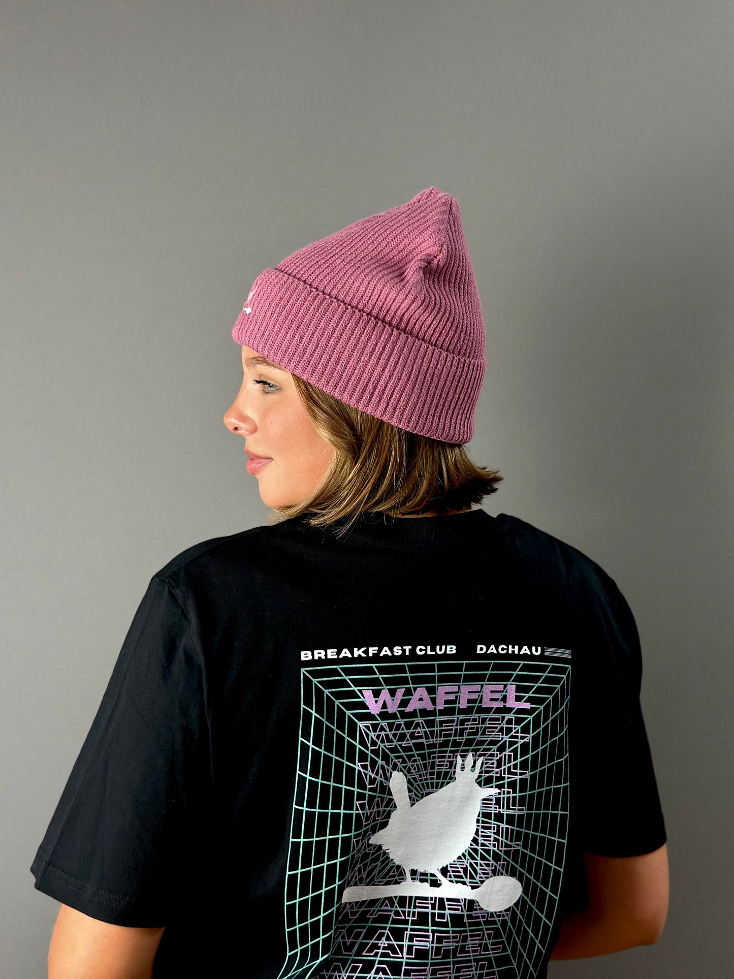 Beanie "Hibiscus Rose"