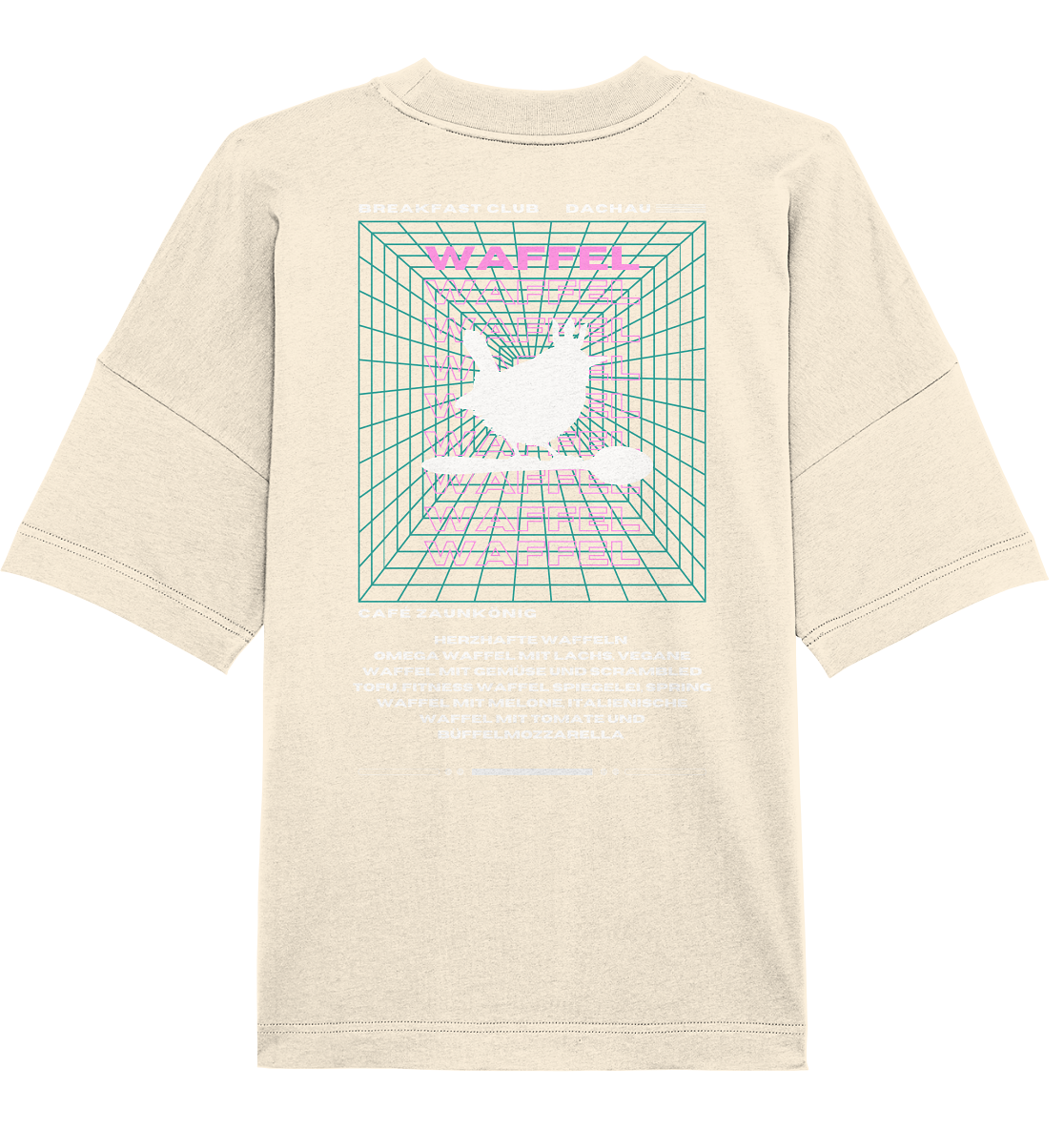 Oversized Dropshoulder "Waffel" Natural Raw