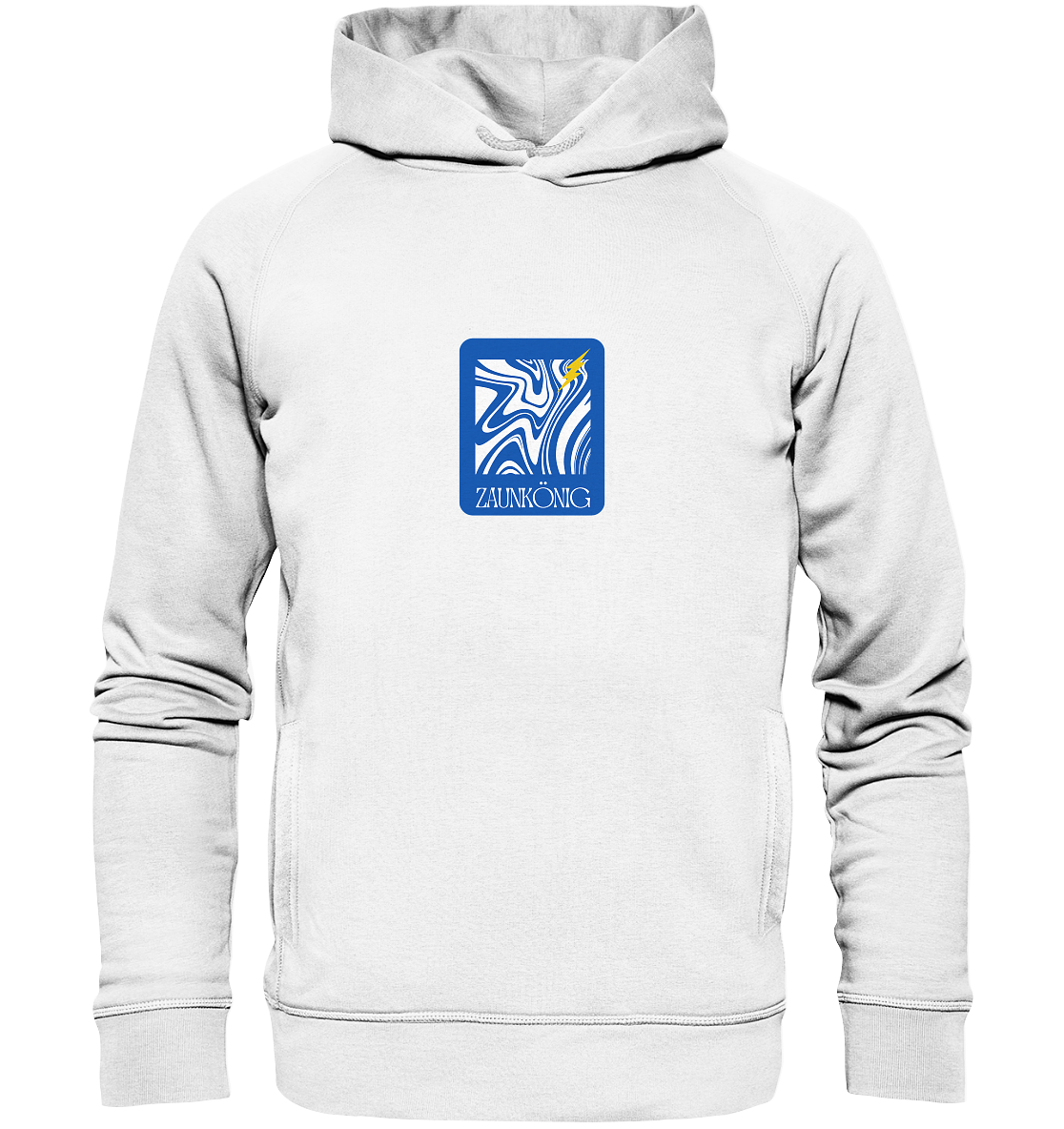 Regular Fit Hoodie "Lucky Zaunkönig" White