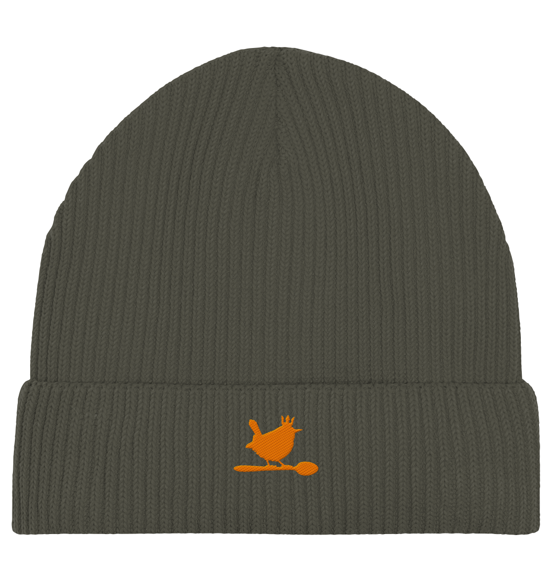 Beanie "Khaki - Orange"