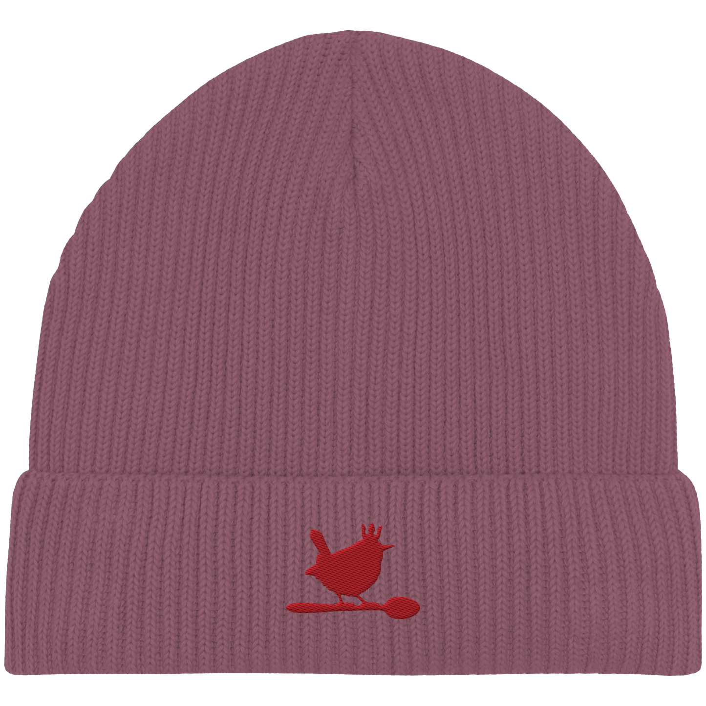 Beanie "Hibiscus Rose-Dunkelrot"