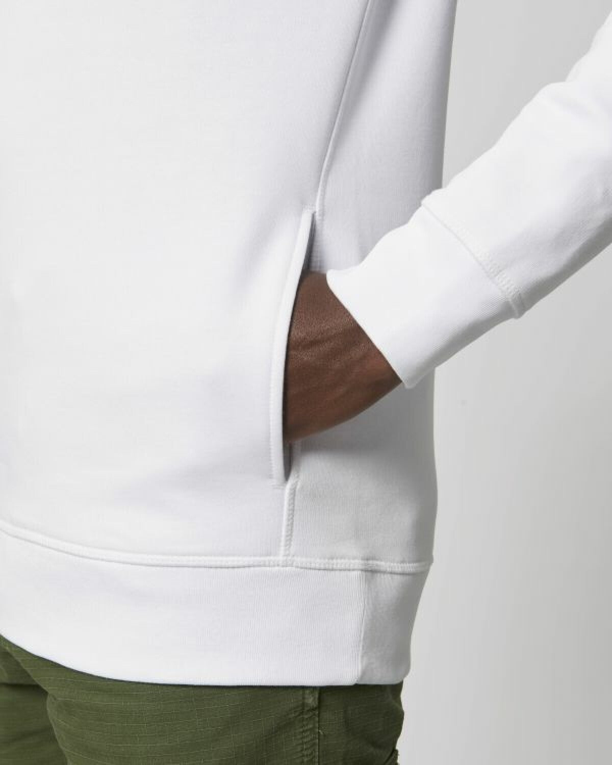 Regular Fit Hoodie "Lucky Zaunkönig" White