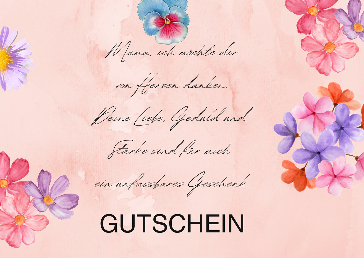 GUTSCHEIN Café Zaunkönig 50€ MAMA schön, dass es dich gibt!